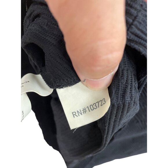 Armani Collezioni Womens Black Textured Blouse Shirt Size 2 SKU 8472 - Picture 6 of 9